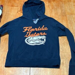Vintage style Florida gator, navy hoodie